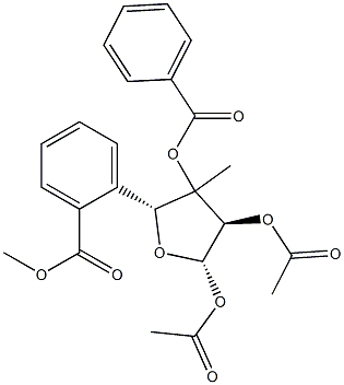3-C-Methyl-β-D-xylofuranose 1,2-diacetate 3,5-dibenzoate