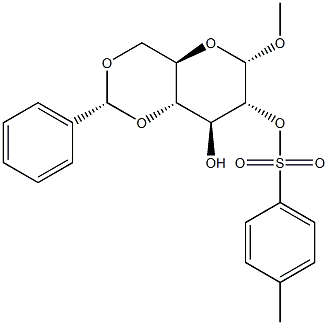 甲基 4,6-O-[(R)-苯基亚甲基]-ALPHA-D-吡喃葡萄糖苷 2-(4-甲基苯磺酸酯)