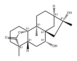 (4R,9α)-7α,10,16-Trihydroxy-9-methyl-20-norkauran-18-oic acid γ-lactone