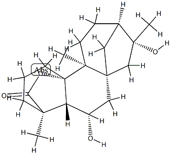 (4R,9α)-6α,10,16-Trihydroxy-9-methyl-20-norkaurane-18-oic acid 18,10-lactone