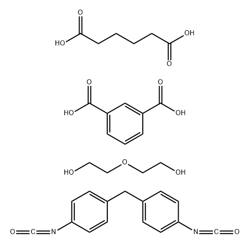 1,3-Benzenedicarboxylic acid, polymer with hexanedioic acid and 2,2-oxybisethanol, 1,1-methylenebis4-isocyanatobenzene-terminated