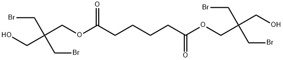 Hexanedioic acid bis[3-bromo-2-(bromomethyl)-2-(hydroxymethyl)propyl] ester