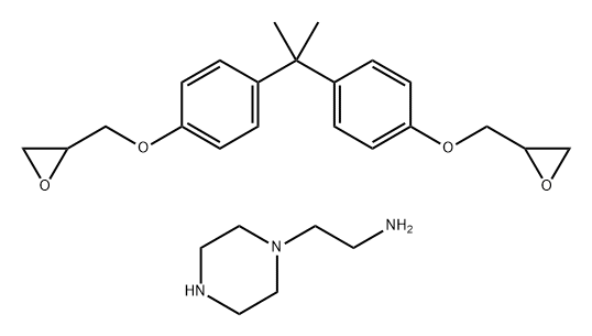 1-乙酰胺哌嗪与2,2'-[(1-甲基亚乙基)双(4,1-亚苯基氧代亚甲基)]双[环氧乙烷]的聚合物