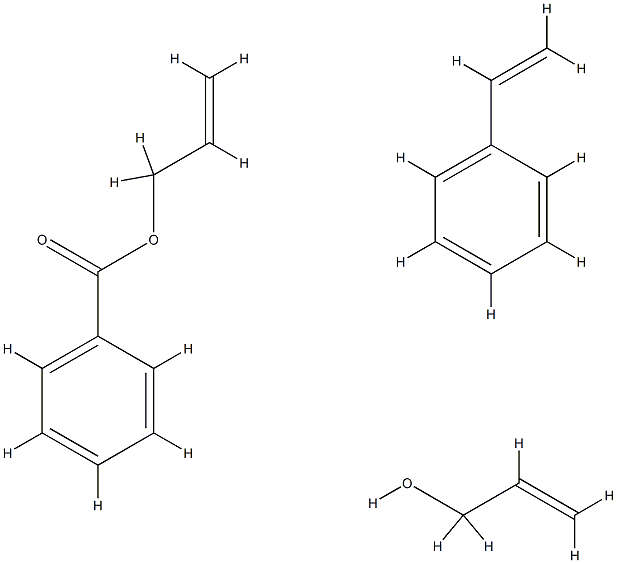 Benzoic acid, 2-propenyl ester, polymer with ethenylbenzene and 2-propen-1-ol