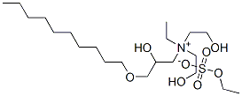 (3-decyloxy-2-hydroxypropyl)ethylbis(2-hydroxyethyl)ammonium ethyl sulphate