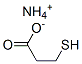 ammonium 3-mercaptopropionate