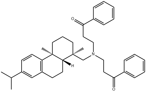 3,3'-[[[1,2,3,4,4A,9,10,10A,-八氢-1,4A,-二甲基-7-(1-甲基乙基)-1-菲基]甲基]亚氨基]双[1-苯基[1R-(1Α,4AΒ,10AΑ)]]-1-丙酮