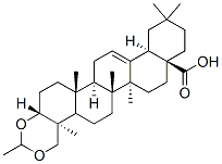Olean-12-en-28-oic acid, 3,23-(ethylidenebis(oxy))-, (3beta,4alpha)-