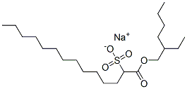 1-[(2-Ethylhexyloxy)carbonyl]-1-tridecanesulfonic acid sodium salt