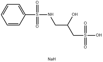 2-Hydroxy-3-[(phenylsulfonyl)amino]-1-propanesulfonic acid sodium salt