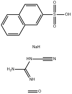 2-Naphthalenesulfonic acid, sodium salt, polymer with cyanoguanidine and formaldehyde