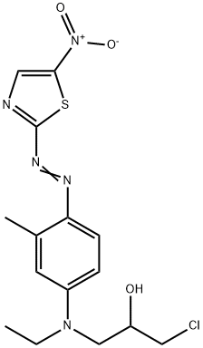 1-chloro-3-[ethyl[3-methyl-4-[(5-nitrothiazol-2-yl)azo]phenyl]amino]propan-2-ol