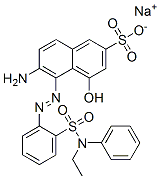 sodium 6-amino-5-[[2-[(ethylphenylamino)sulphonyl]phenyl]azo]-4-hydroxynaphthalene-2-sulphonate