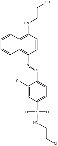 3-chloro-N-(2-chloroethyl)-4-[[4-[(2-hydroxyethyl)amino]-1-naphthyl]azo]benzenesulphonamide