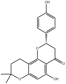 (S)-2,3,9,10-四氢-5-羟基-2-(4-羟基苯基)-8,8-二甲基-4H,8H-苯并[1,2-B:3,4-B']二吡喃-4-酮