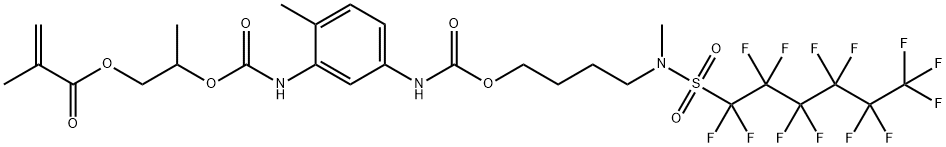 2-[[[[2-methyl-5-[[[4-[methyl[(tridecafluorohexyl)sulphonyl]amino]butoxy]carbonyl]amino]phenyl]amino]carbonyl]oxy]propyl methacrylate