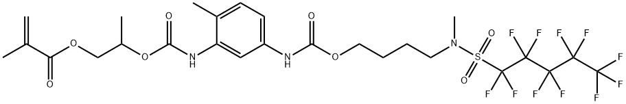 2-[[[[2-methyl-5-[[[4-[methyl[(undecafluoropentyl)sulphonyl]amino]butoxy]carbonyl]amino]phenyl]amino]carbonyl]oxy]propyl methacrylate