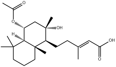 (E)-5-[(1S,4aβ)-4β-(Acetyloxy)decahydro-2β-hydroxy-2,5,5,8aα-tetramethylnaphthalen-1-yl]-3-methyl-2-pentenoic acid