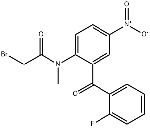 2-bromo-N-[2-(2-fluorobenzoyl)-4-nitrophenyl]-N-methylacetamide