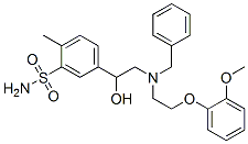 5-[2-[N-Benzyl-2-(2-methoxyphenoxy)ethylamino]-1-hydroxyethyl]-2-methylbenzenesulfonamide