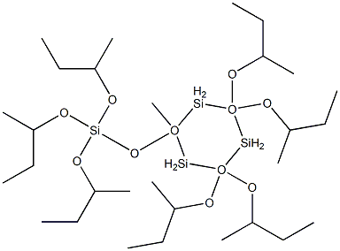 Silicic acid tris(1-methylpropyl)2-methyl-4,4,6,6-tetrakis(1-methylpropoxy)cyclohexanetrisiloxane-2-yl ester