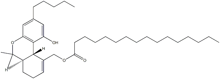 11-palmitoyloxy-delta(9)-tetrahydrocannabinol