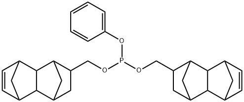 Phosphorous acid bis[[(1,2,3,4,4a,5,8,8a-octahydro-1,4:5,8-dimethanonaphthalen)-2-yl]methyl]phenyl ester