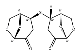 .beta.-D-erythro-Hexopyranos-2-ulose, 4,4-thiobis1,6-anhydro-3,4-dideoxy-