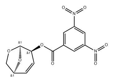 .beta.-D-threo-Hex-3-enopyranose, 1,6-anhydro-3,4-dideoxy-, 3,5-dinitrobenzoate
