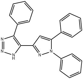 4-(1,5-Diphenyl-1H-pyrazol-3-yl)-5-phenyl-1H-1,2,3-triazole