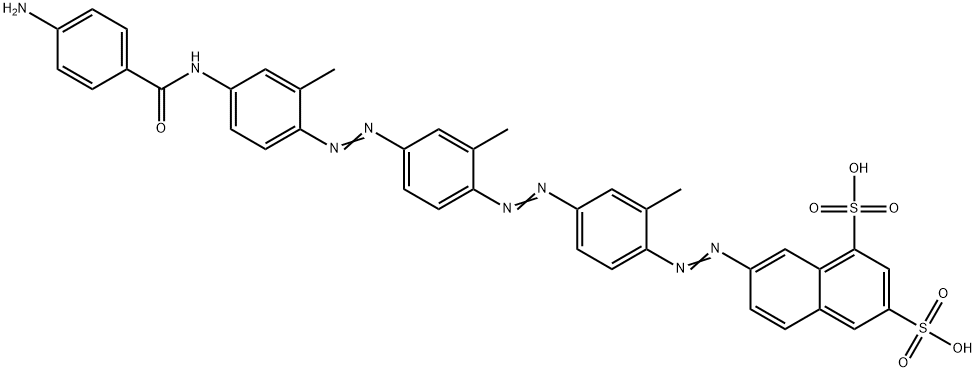 7-[[4-[[4-[[4-[(4-Aminobenzoyl)amino]-2-methylphenyl]azo]-2-methylphenyl]azo]-2-methylphenyl]azo]-1,3-naphthalenedisulfonic acid