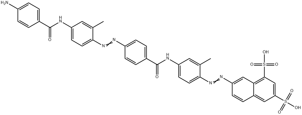 7-[[4-[[4-[[4-[(4-Aminobenzoyl)amino]-2-methylphenyl]azo]benzoyl]amino]-2-methylphenyl]azo]-1,3-naphthalenedisulfonic acid
