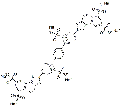 hexasodium 2,2'-[p-phenylenebis[vinylene(3-sulphonato-p-phenylene)]]bis[naphtho[1,2-d]triazole-6,8-disulphonate]