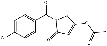 [1-(4-chlorobenzoyl)-5-oxo-2H-pyrrol-3-yl] acetate