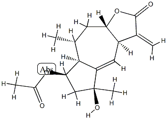 (3aR)-7β-Acetoxy-3aα,5,6,7,7aα,8,9,9aβ-octahydro-5β-hydroxy-5,8α-dimethyl-3-methyleneazuleno[6,5-b]furan-2(3H)-one