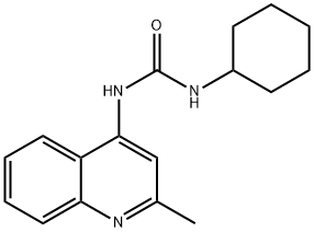 1-环己基-3-(2-甲基喹啉-4-基)脲