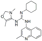 2-cyclohexyl-1-(3,5-dimethyloxazol-4-yl)-3-(2-methylquinolin-4-yl)guan idine