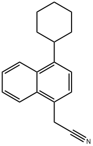 1-Cyanomethyl-4-cyclohexylnaphthalene