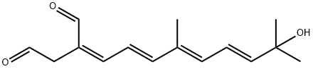 2-[(1Z,2E,4E,6E)-8-Hydroxy-4,8-dimethyl-2,4,6-nonatrienylidene]butanedial