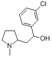 alpha-(3-Chlorophenyl)-1-methyl-2-pyrrolidineethanol