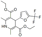 1,4-Dihydro-2,6-dimethyl-4-(5-trifluoromethyl-2-furyl)-3,5-pyridinedicarboxylic acid diethyl ester
