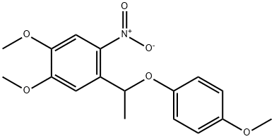 1,2-Dimethoxy-4-[1-(4-methoxyphenoxy)ethyl]-5-nitrobenzene