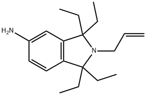 1,1,3,3-tetraethyl-2-prop-2-enyl-isoindol-5-amine