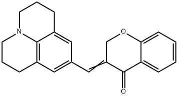 2,3-Dihydro-3-[[(2,3,6,7-tetrahydro-1H,5H-benzo[ij]quinolizin)-9-yl]methylene]-4H-1-benzopyran-4-one