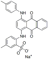 sodium 4-[[9,10-dihydro-9,10-dioxo-4-(p-tolylamino)-1-anthryl]amino]toluene-3-sulphonate