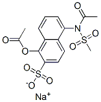 5-[Acetyl(methylsulfonyl)amino]-1-(acetyloxy)-2-naphthalenesulfonic acid sodium salt