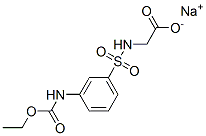 N-[[3-[(Ethoxycarbonyl)amino]phenyl]sulfonyl]glycine sodium salt