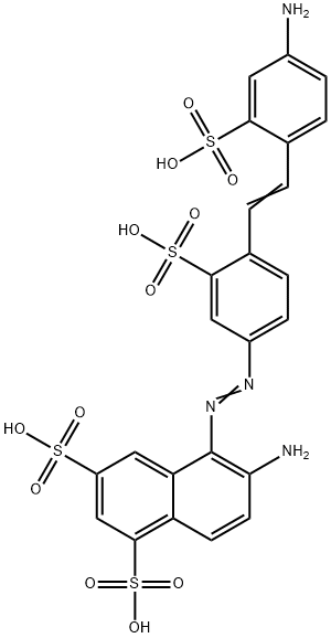 6-Amino-5-[[4-[2-(4-amino-2-sulfophenyl)ethenyl]-3-sulfophenyl]azo]-1,3-naphthalenedisulfonic acid