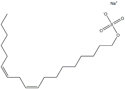 Sulfuric acid (9Z,12Z)-9,12-octadecadienyl=sodium salt