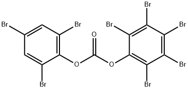 Carbonic acid 2,3,4,5,6-pentabromophenyl=2,4,6-tribromophenyl ester